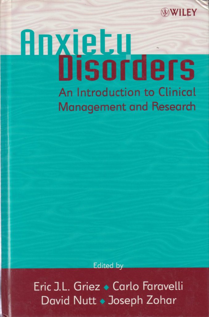 Anxiety disorders libri Faravelli